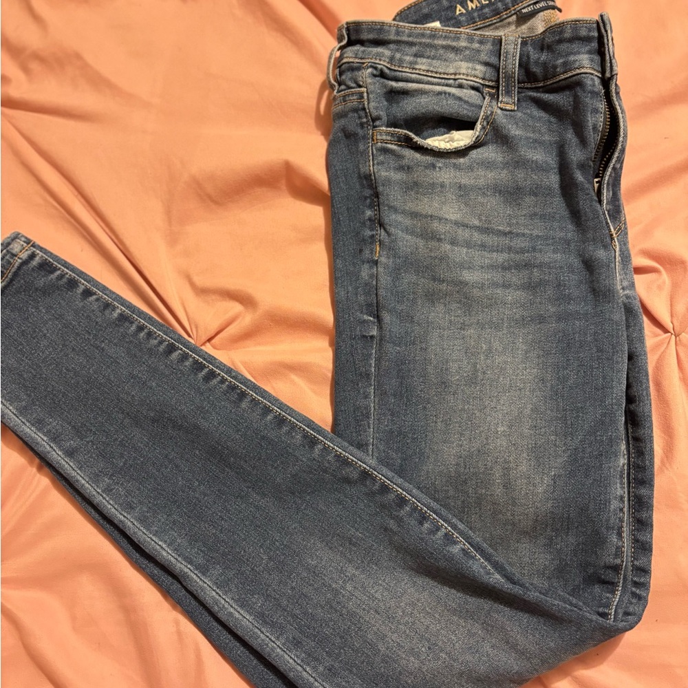 American Eagle Outfitters Gray Denim Jeans